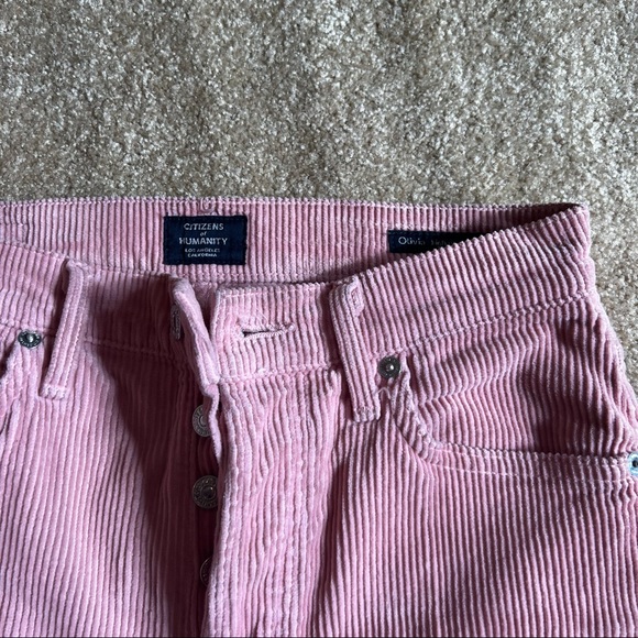 Citizens of Humanity Olivia High Rise Slim Ankle Corduroy Pant 25 - Picture 3 of 5